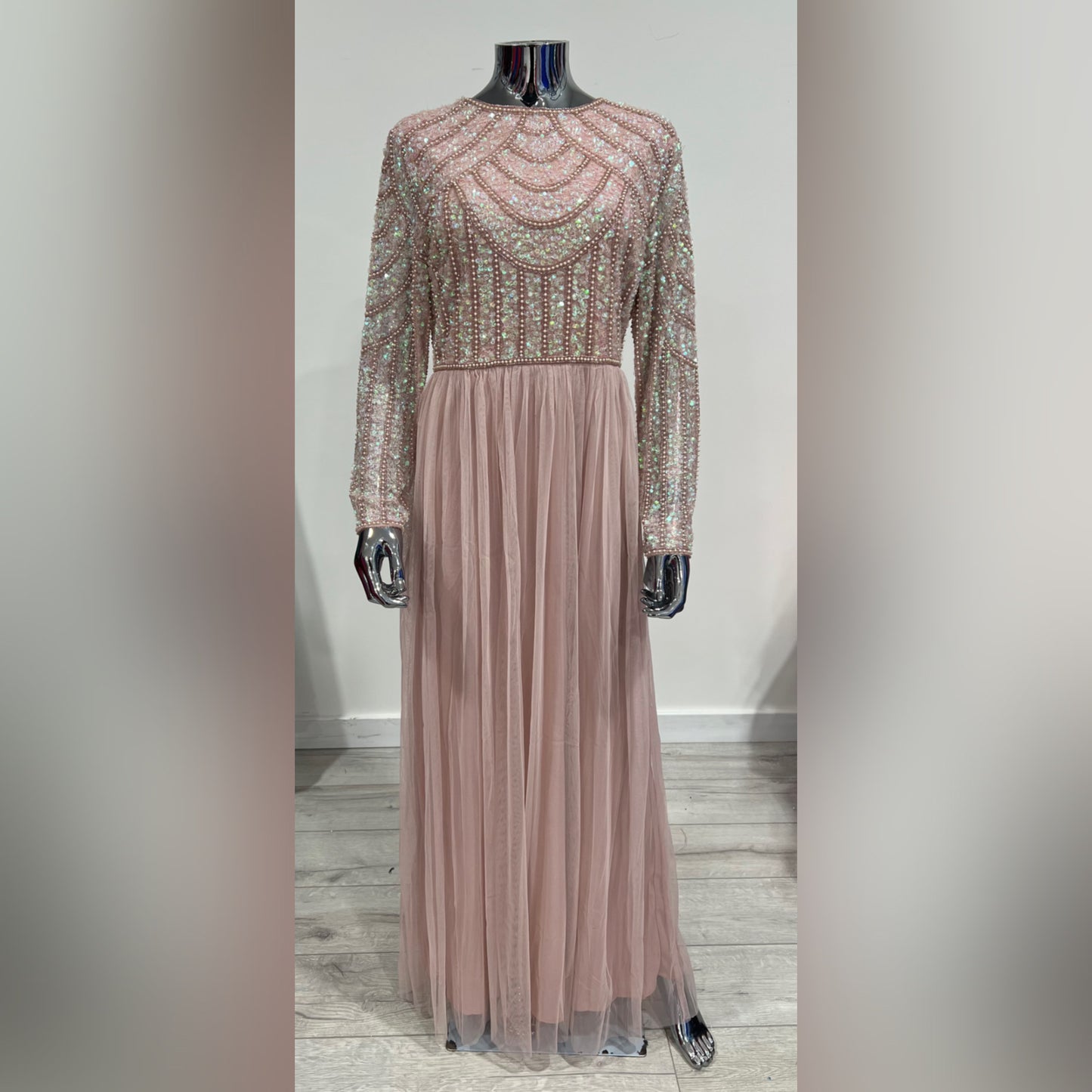 MG40140 - DUSTY PINK LONG SLEEVE UK SIZE-14